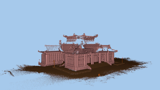 RigelSLAM走進(jìn)武大實(shí)景復(fù)現(xiàn)櫻花大道、新舊建筑